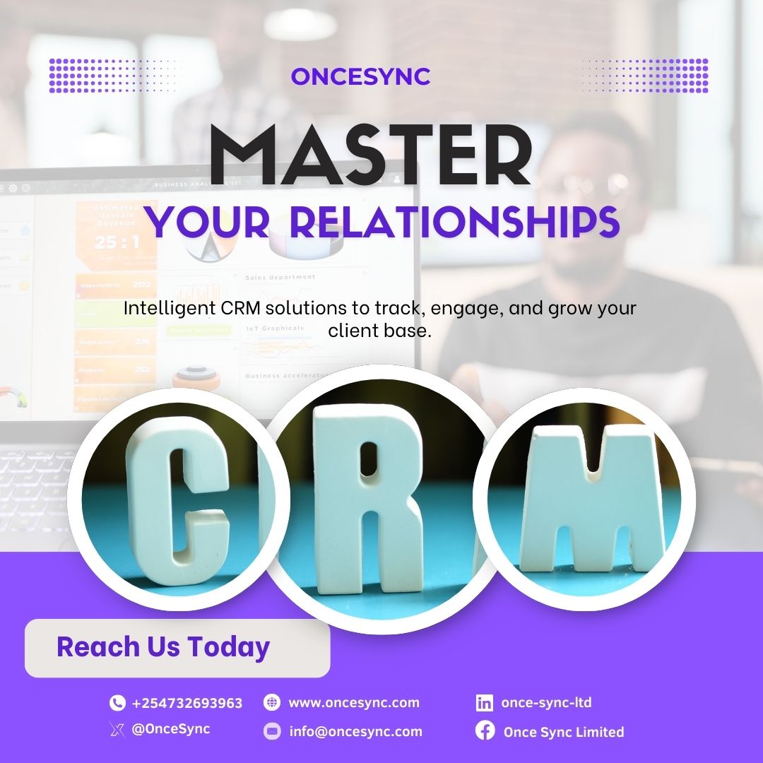 OnceSync's tweet photo. Relationships grow stronger when they are managed with intention.
Every interaction matters.
Smart CRM systems turn connections into lasting partnerships.

#CRM #BusinessGrowth #CustomerRelationships #DigitalTransformation #OnceSync #BusinessTechnology #CustomerExperience https://t.co/H664cljodH