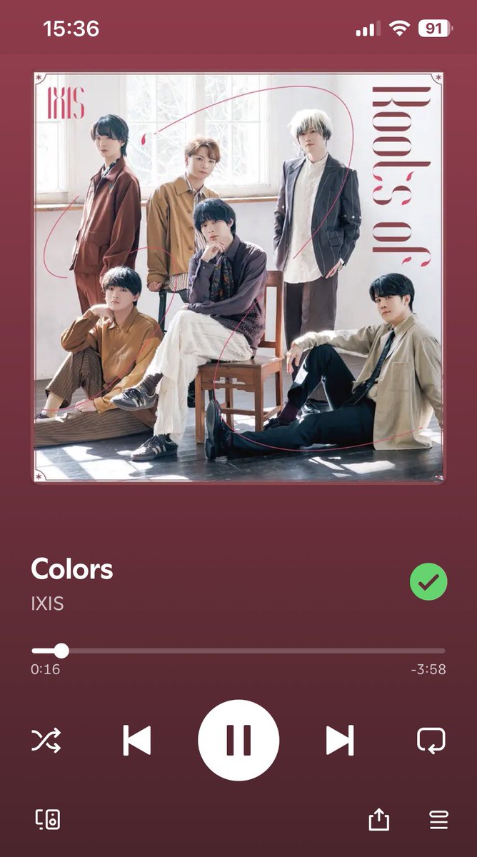 effy79's tweet image. 本日3/5発売！
#IXIS の記念すべきデビューミニアルバム「Roots of」に収録される
「Colors」の編曲を担当しています！
作詞・作曲は古河くん！
是非ともお聴きください💐

Colors
作詞・作曲：古河夕
編曲：EFFY