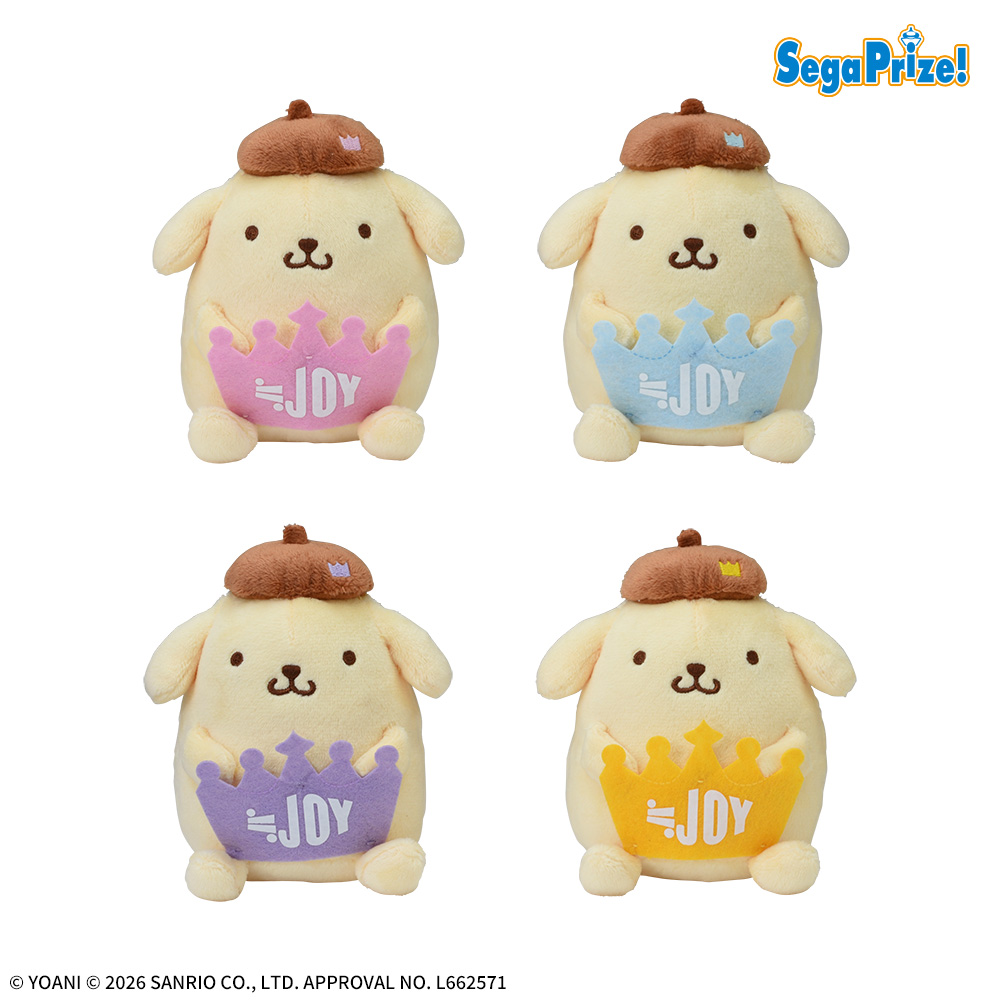 ≒JOY×ポムポムプリン　Lぬいぐるみ　マスコット　 5個　ニアジョイ 景品情報】 ≒JOY×ポムポムプリン Lぬいぐるみ、マスコットが 3月6日