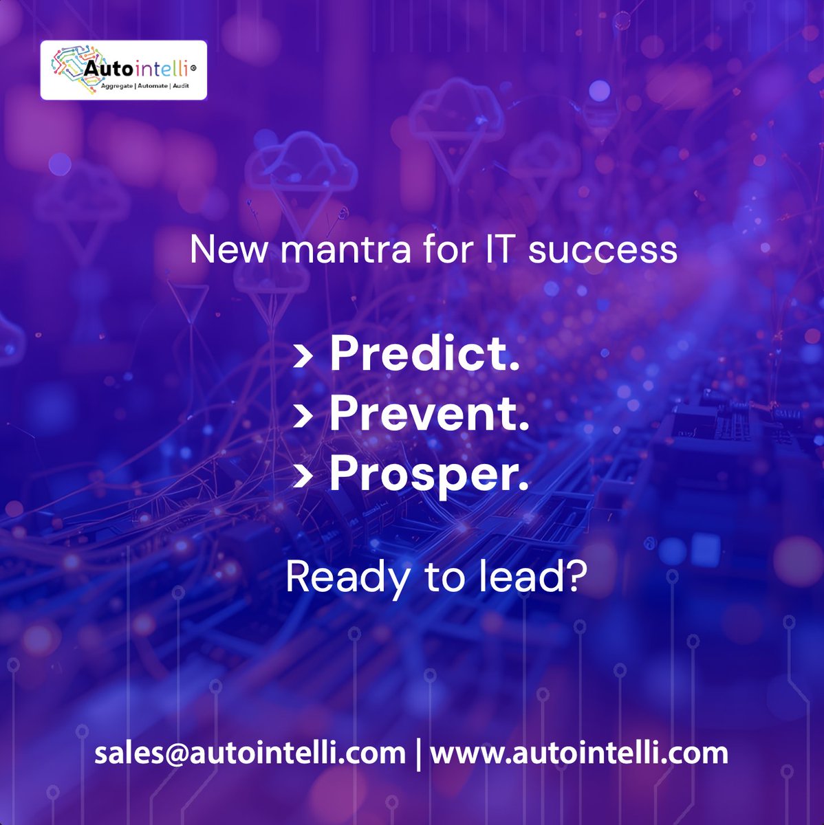autointelli's tweet photo. The Future of IT Belongs to the Proactive.
#AutoIntelli #AIOps #PredictiveIT #ProactiveIT #ITLeadership #DigitalTransformation #EnterpriseAI #OperationalExcellence #FutureReadyIT #SmartOperations #AutomationDriven #BusinessGrowth #NextGenIT #InnovationInIT π https://t.co/dt0TrlYUfM