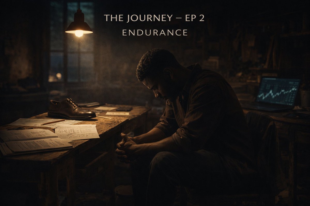 Bxvortex92's tweet photo. February almost broke me. 

▪︎ Learning shoemaking.
▪︎ Studying finance.
▪︎ Building a writing discipline. 

Some days, the progress is invisible.
But endurance is part of the craft. 

THE JOURNEY — EP 2: ENDURANCE 

Read here:
https://t.co/FmCch9uoZB https://t.co/mWiHrJg9bi