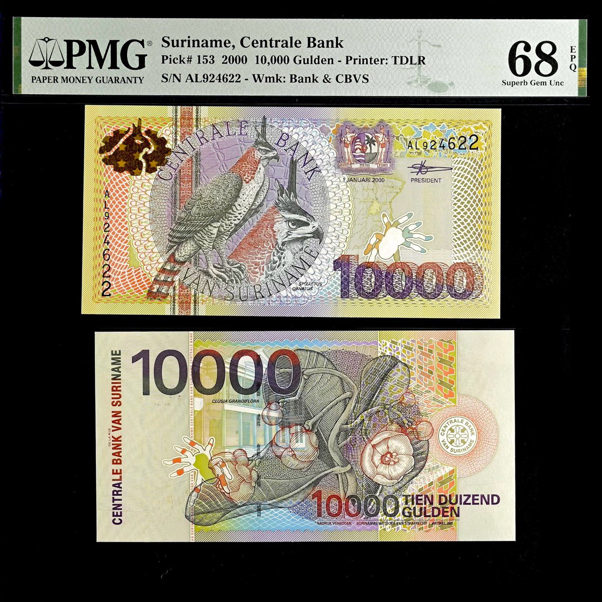 derDunkelh25663's tweet image. 【TOP POP】Suriname 2000 10000 Gulden P-153
#banknoteworld #moneycollection #banknotecollection #moneycollector