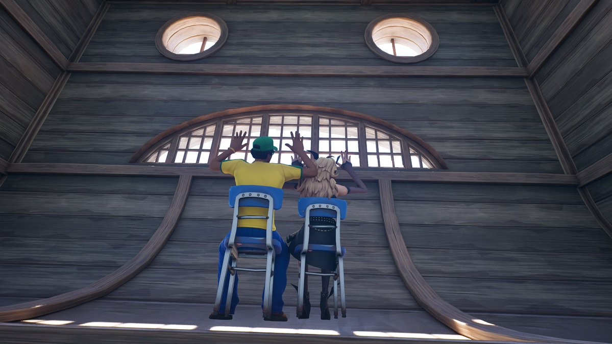 YamtoZakula_ss's tweet image. ＃56.パブリックOnlyUp！での平和な思い出🌸
普段は行かない所へ旅行”奥義編”Part 2 
ついでにチャレンジ探しの旅🇯🇵*⋆✈︎🌏
S手前の船の中～♪
 #フォートナイト #fortnite #OnlyUp