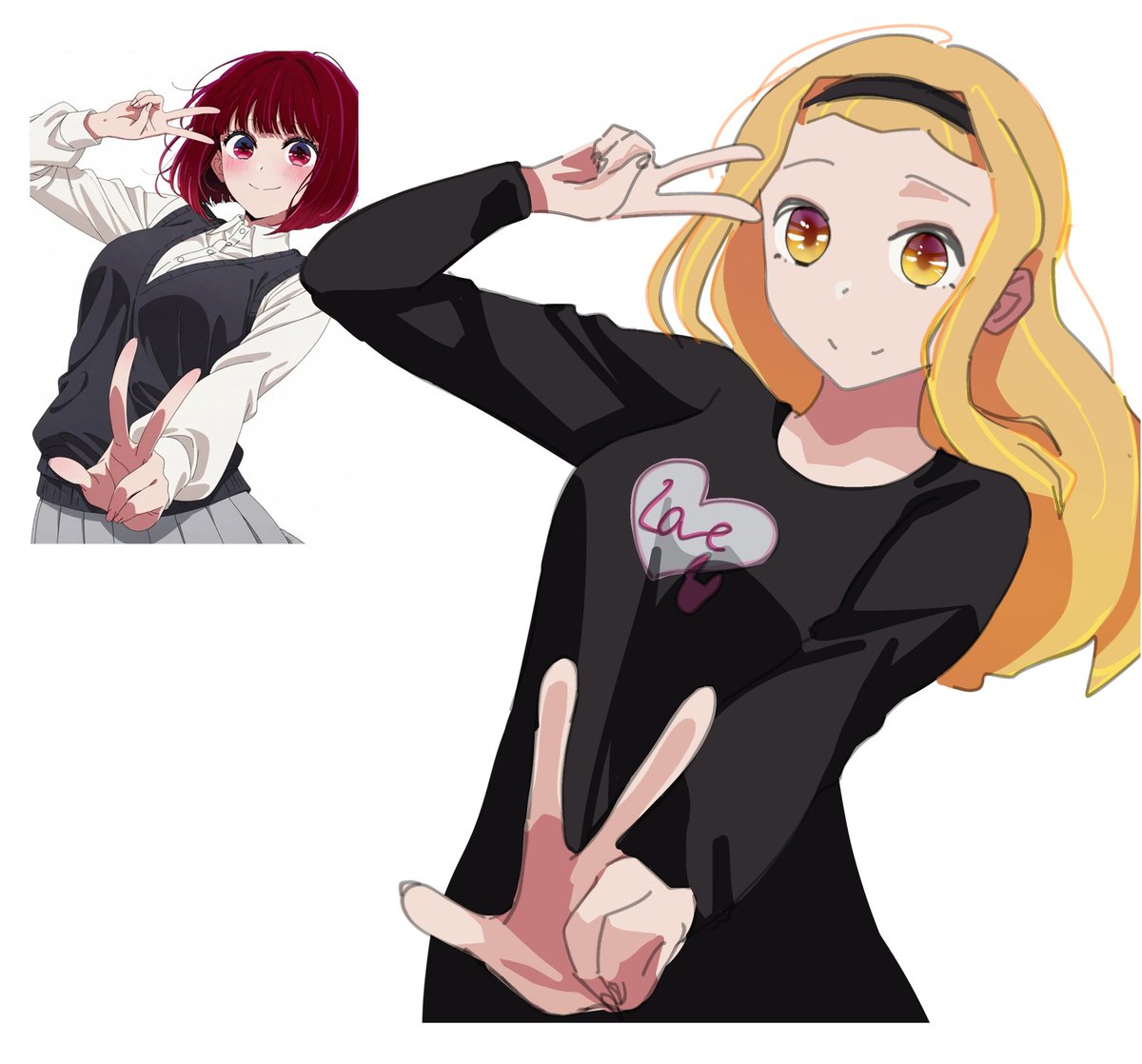 7hhovvi's tweet photo. Arima Kana x Kirarazaka Marina
#art #OshinoKo #takopiinogenzai #推しの子 https://t.co/Dh8Vr5ofzT