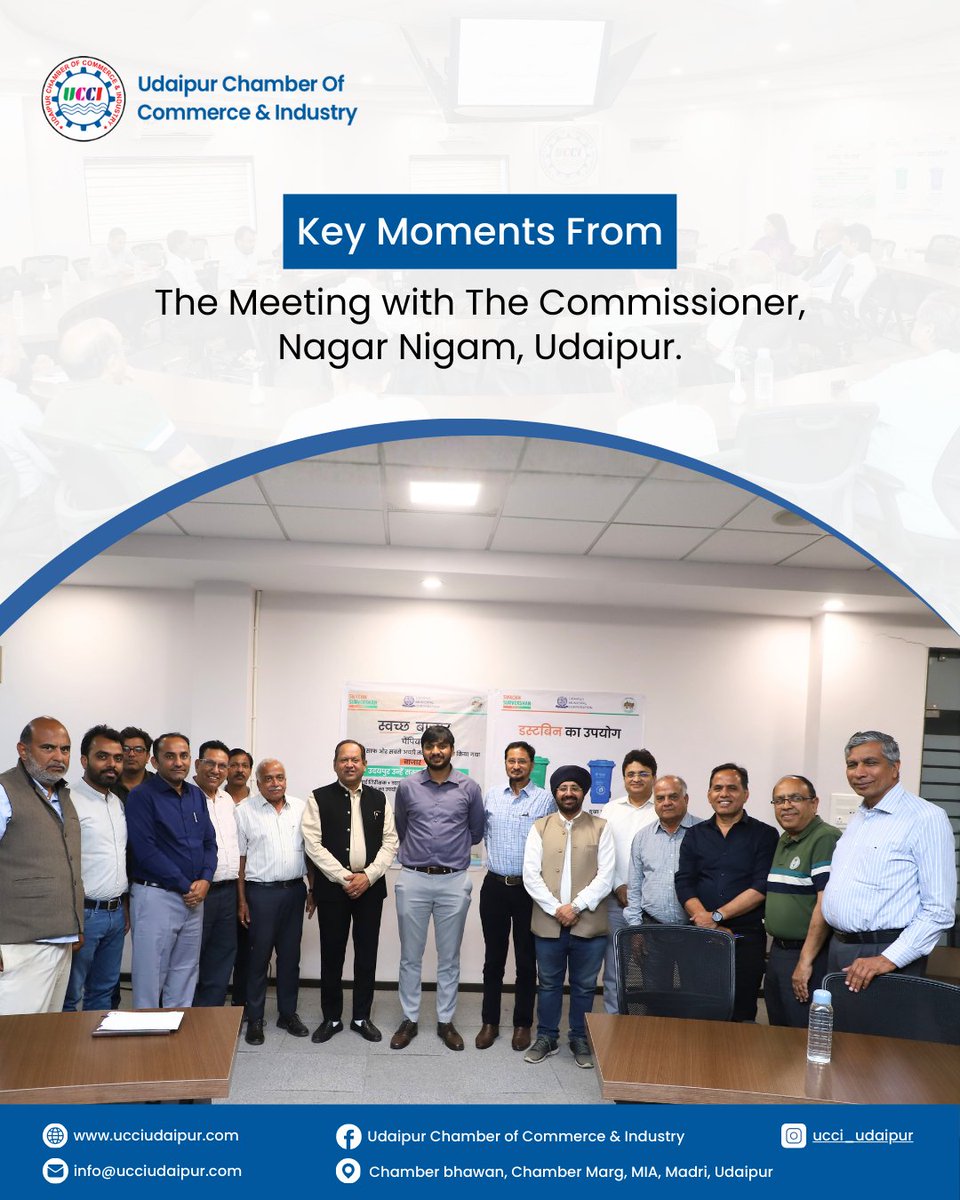 Udaipur Chamber of Commerce & Industry tweet media