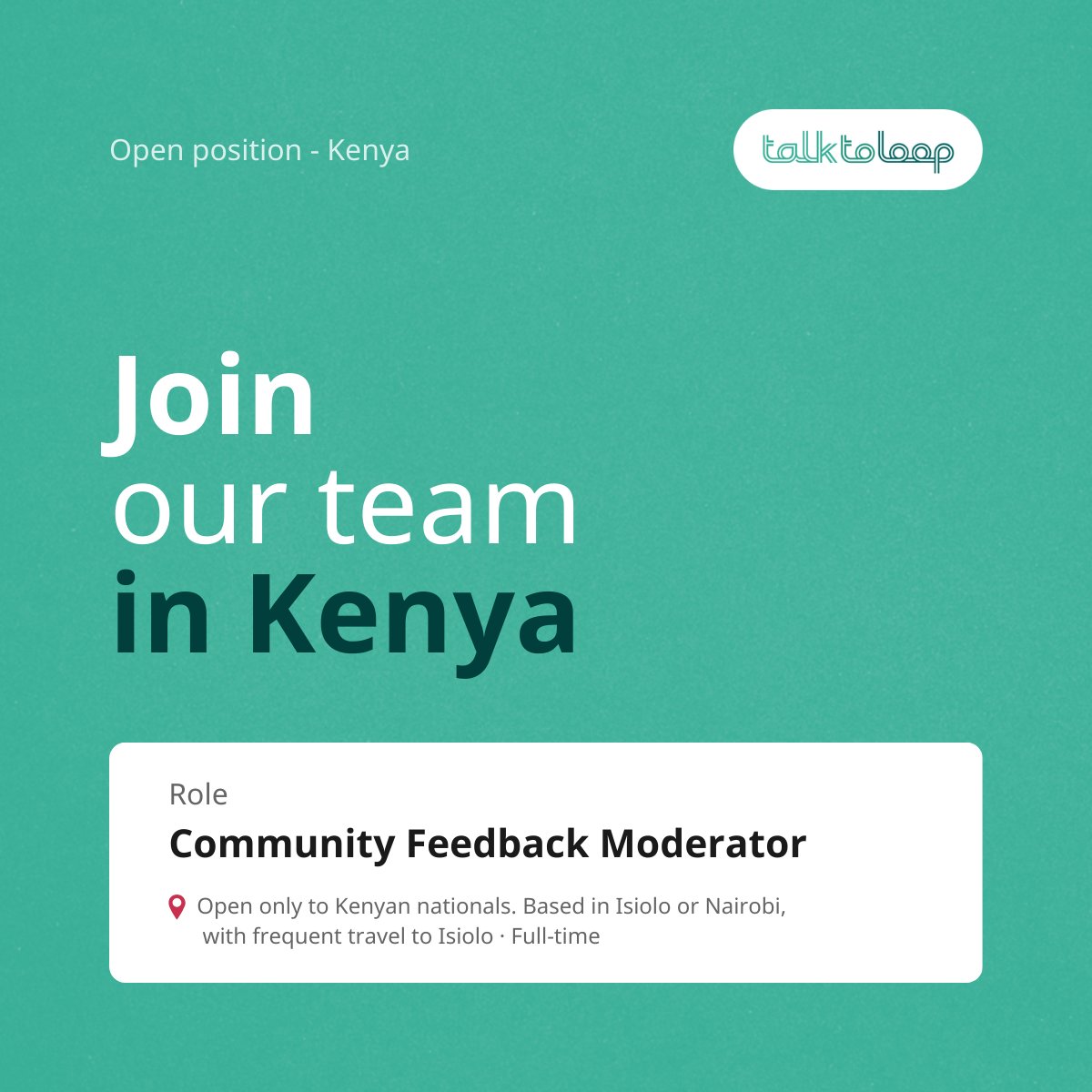 Talk To Loop tweet media