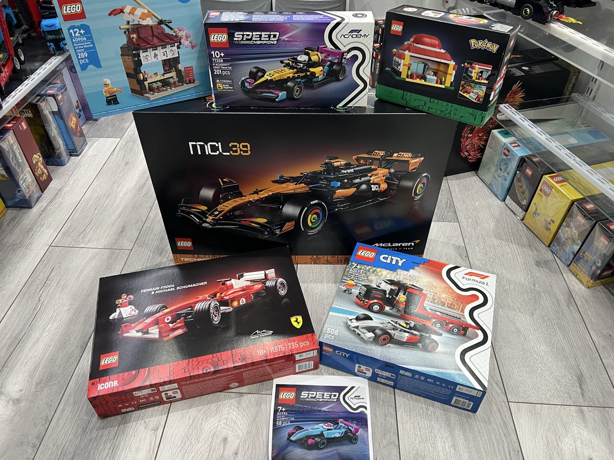 fitz0891's tweet image. 1st tranche of #Lego 1st March releases collected, keeping the to build pile topped up - #LegoCity #LegoTechnic #LegoSpeedChampions #AFOL