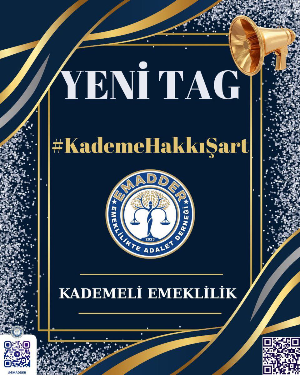 📣📣 TAG DUYURUSU 📣📣
👇👇👇👇👇
#KademeHakkıŞart

Yıllarca çalışıp prim ödeyen milyonlarca emekçi, sadece bir tarih yüzünden mağdur edildi. 08.09.1999 sonrası işe başlayanlar da bu ülkenin vatandaşı, bu ülkenin emekçileridir. Aynı işlerde çalışıp aynı yükü taşırken farklı