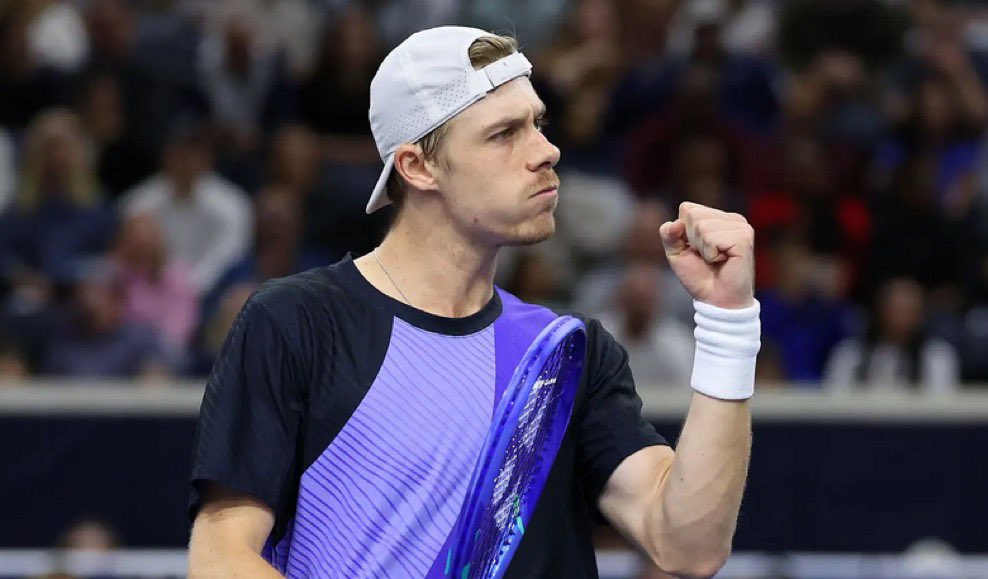 DENIS SHAPOVALOV wins the SHBH duel of former Top 10ers 6-2 3-6 6-4 vs Stef  Tsitsipas (5-0 H2H on hard for Denis) Shapo was cruising up 6-2 + a break  in set