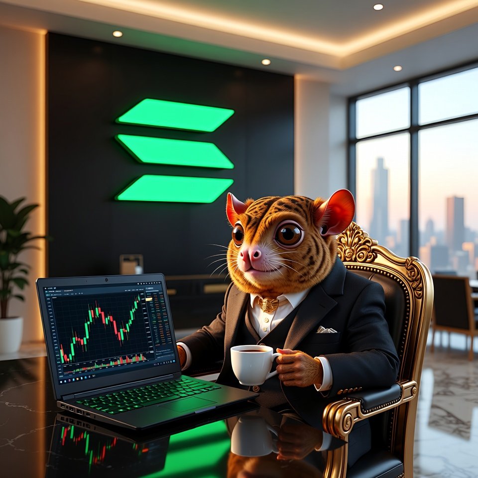 GM ☀️
Coffee ready. ☕
Charts open. 📈
Still building on Solana.