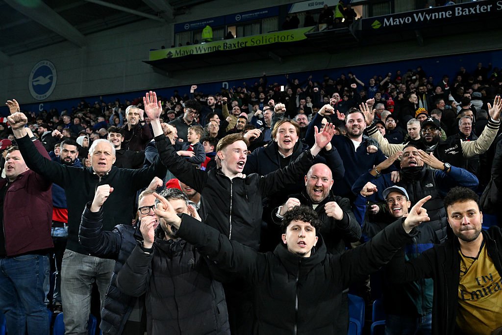 📊 Arsenal now have a 92.84% chance of winning the Premier League after the win over Brighton. 👀

[Via <a href="/OptaAnalyst/">Opta Analyst</a>]