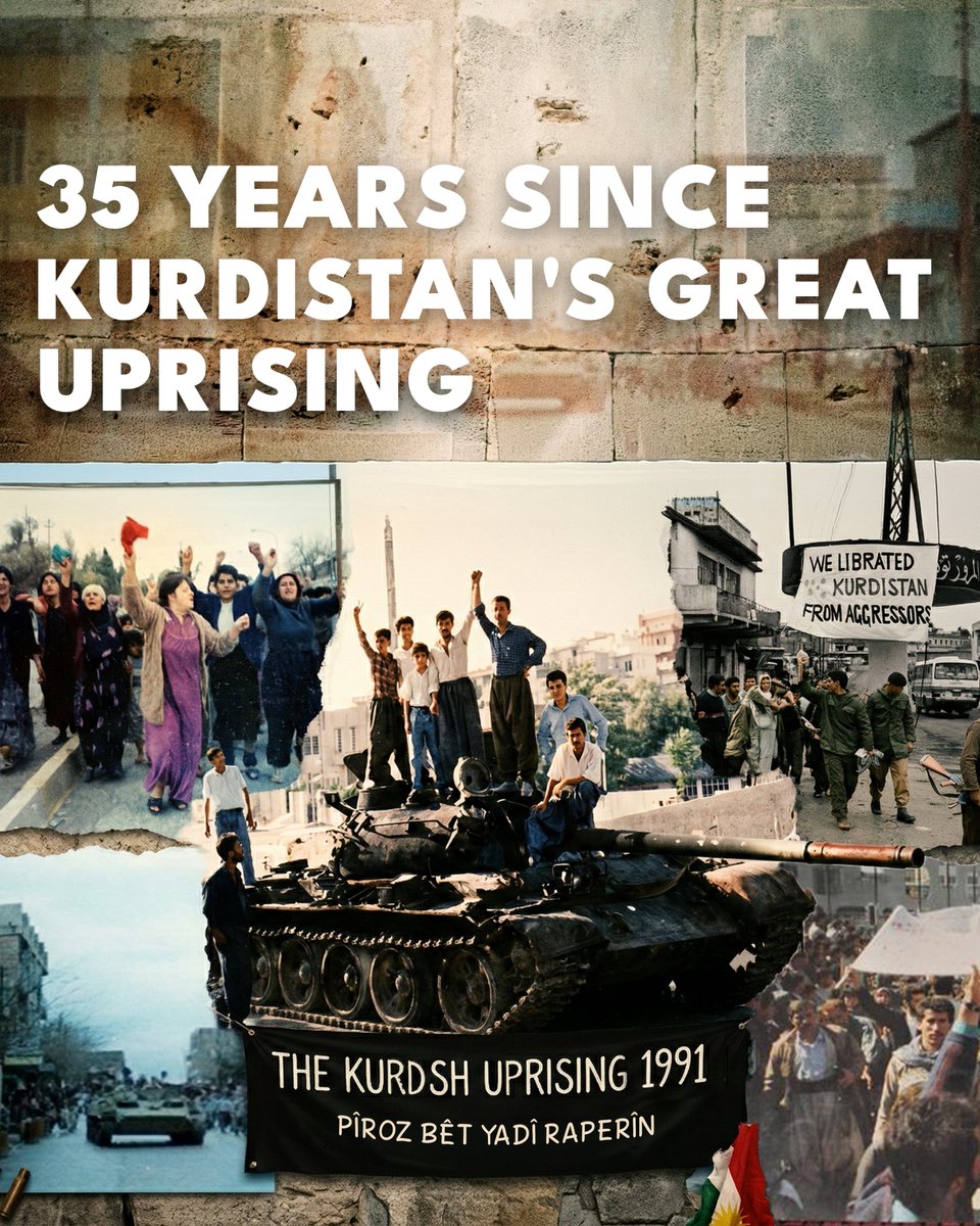 On the anniversary of Kurdistan's 1991 Uprising, I extend my warmest congratulations to all Kurdistanis, our heroic Peshmerga and the proud families of the martyrs. 

Today more than ever, unity is our greatest strength and we must continue to protect our national achievements.