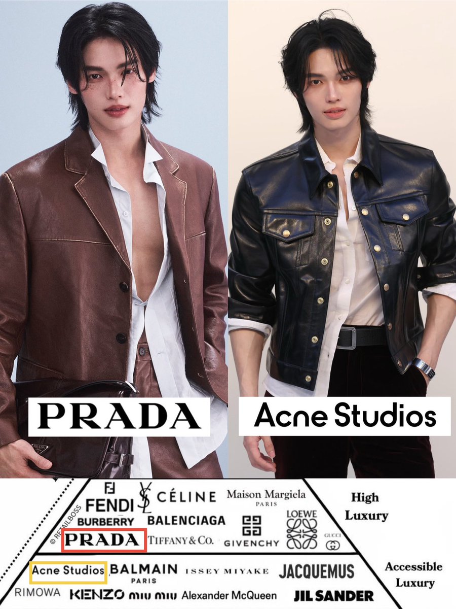 You want high luxury? Okay, Win will give it to you 🇮🇹
You want accessible luxury? Okay, Win is ready to serve that too 🇫🇷

Look at the two styles from two brands in different tier, Win can fully embody and elevate both. IT boy ✨🔥

#PradaxWin
#AcneStudiosxWinMetawin
#winmetawin