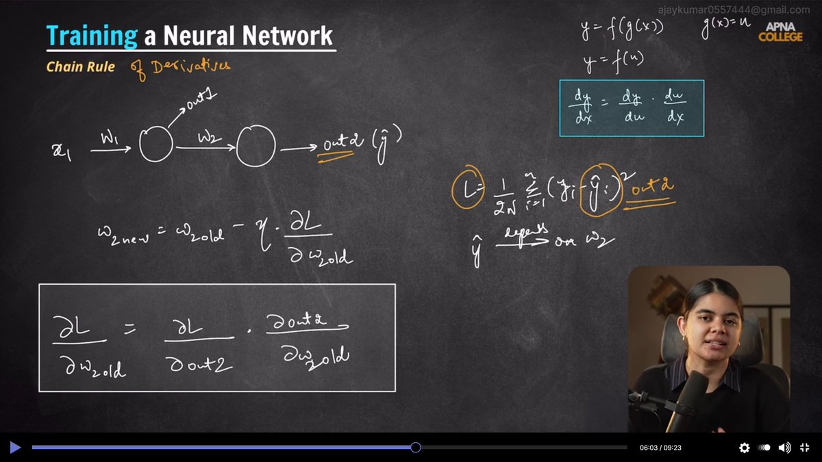 AjayKumar_0205's tweet photo. 🧠 Deep Learning Progress
Learning chain rule in NN, vanishing gradient problem, ReLU variants, epochs vs iterations, optimizers &amp; modern gradient descent methods.
Understanding how deep models train efficiently 
#ShradhaKhapra_ #ApnaCollegeX #AIML #DeepLearning #LearningInPublic https://t.co/ccFddjA3fA