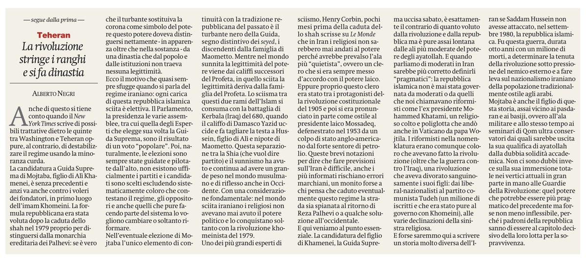 Più di 1000 morti in Iran, il conflitto scatenato da Stati Uniti e Israele si allarga oltre il Golfo
Silurata una fregata iraniana nell’Oceano indiano
Un missile di Teheran abbattuto dalla Nato in Turchia
Iraq al buio
Il ministro della guerra americana: vinciamo senza pietà ed è