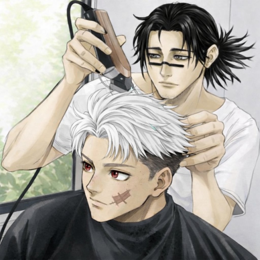 havennoon's tweet image. #ModuloSpoiler 
yes big brotha, lemme get that fuckboy fade
hoods off