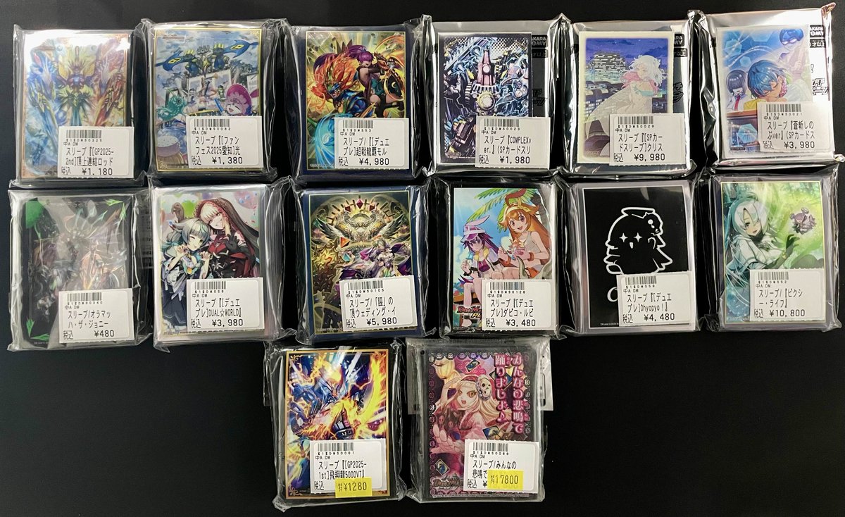 🔥flat-工房秋葉原店サプライ補充情報🔥】 公式スリーブ補充しました