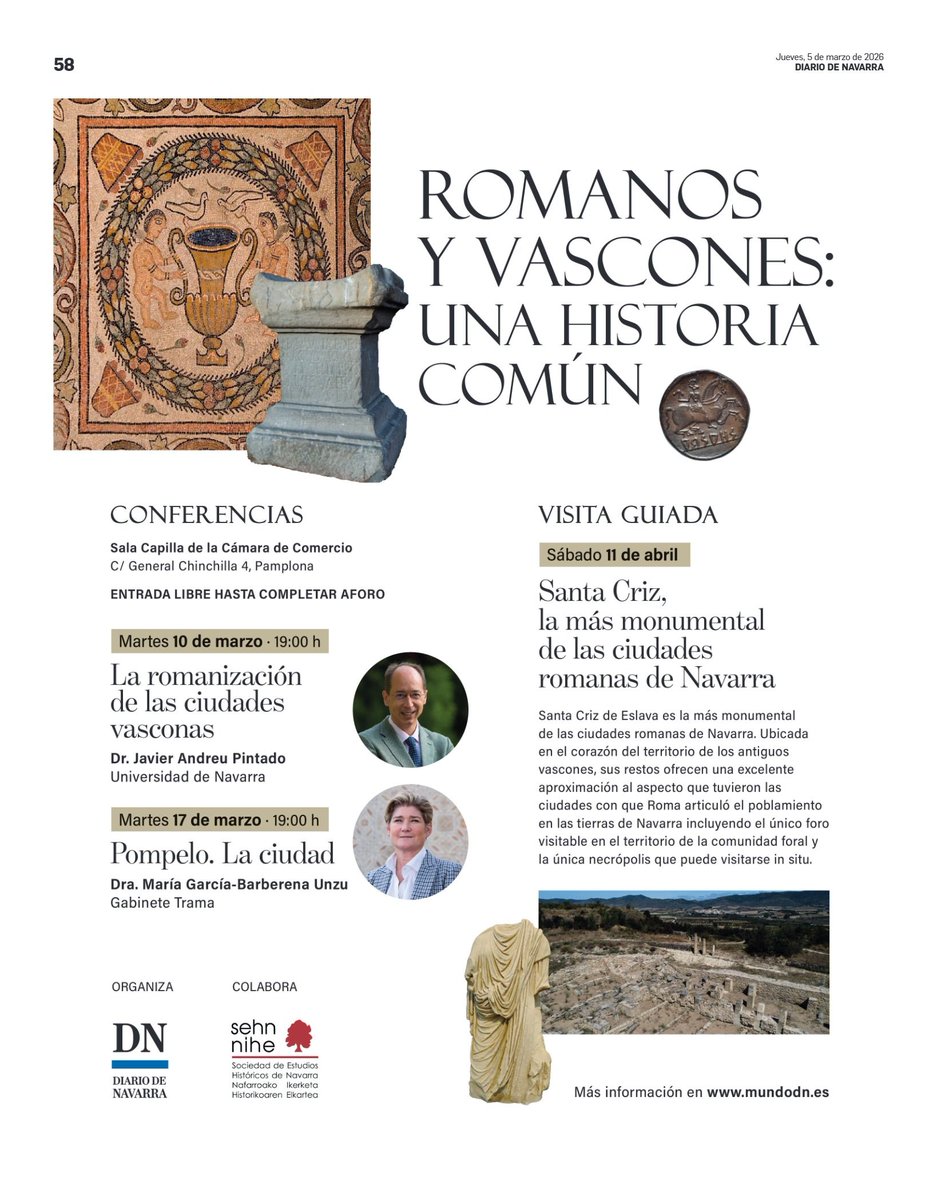 Sociedad de Estudios Históricos de Navarra (SEHN) tweet media