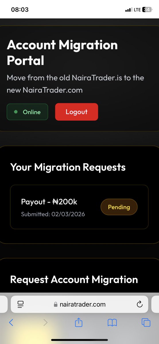 mekusdeus's tweet photo. @naira_trader It’s been 3 days now🤧 https://t.co/azI78K89ci