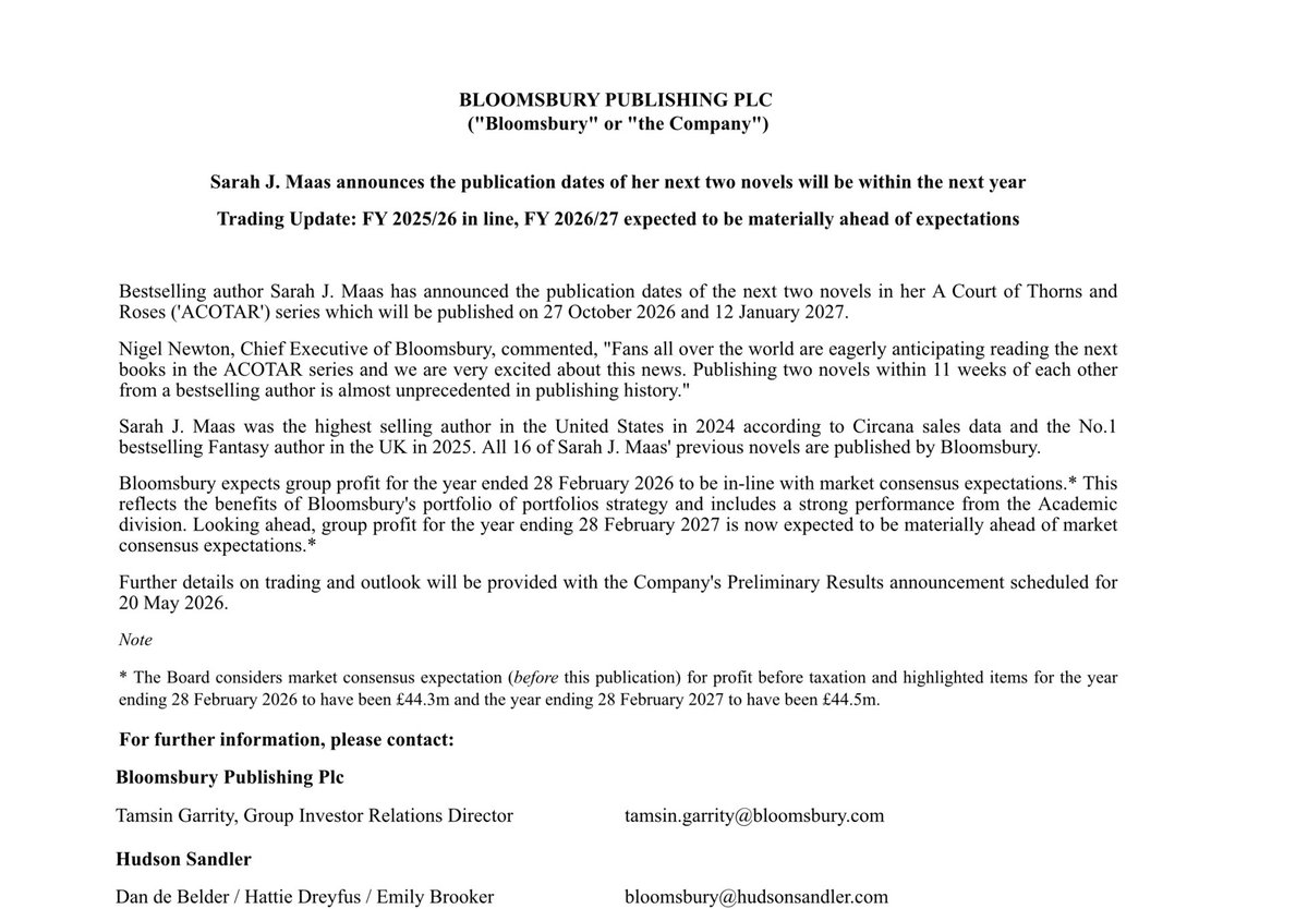 rhomboid1MF's tweet image. #BMY exciting news for holders …I believe even ⁦@JimWall84⁩ will be surprised by the 2 book bumper year ahead

Congrats to holders