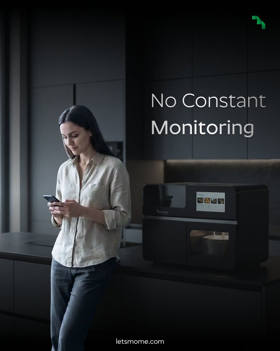 letsmome's tweet image. Automation isn’t about replacing effort. It’s about eliminating repetition.

#MOME #kitchenrobot #smartkitchen #kitchenautomation #futureofcooking #foodtech #automatedcooking