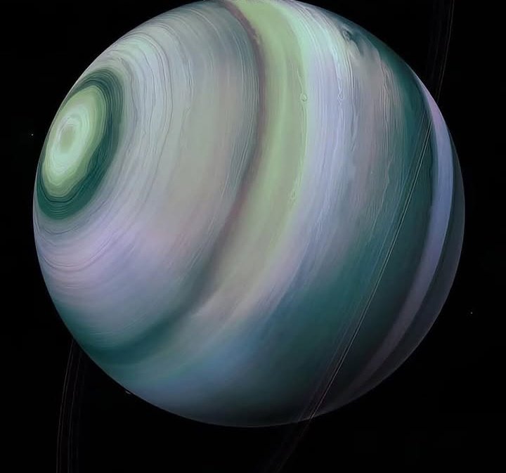 💎 The Emerald Ice Giant: A New Look at Uranus
Gaze upon the stunning, tilted majesty of Uranus. 🌌 This isn't just a cold, distant world; it’s a masterpiece of soft emerald and turquoise hues, wrapped in delicate, vertical rings. 🪐✨ This rare perspective highlights the unique