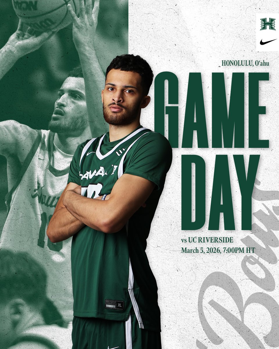 HawaiiMBB's tweet photo. A lot to play for in the 1st of our final 2 home games! 

📊  https://t.co/V38WrsEm5x
📺 Spectrum Sports
🖥️ ESPN+ (Blacked out in Hawai‘i)
📻 ESPN Honolulu
🎟️  https://t.co/5OlvxhzhX0

#PackTheStan x #GoBows https://t.co/tQHeqbEYGn