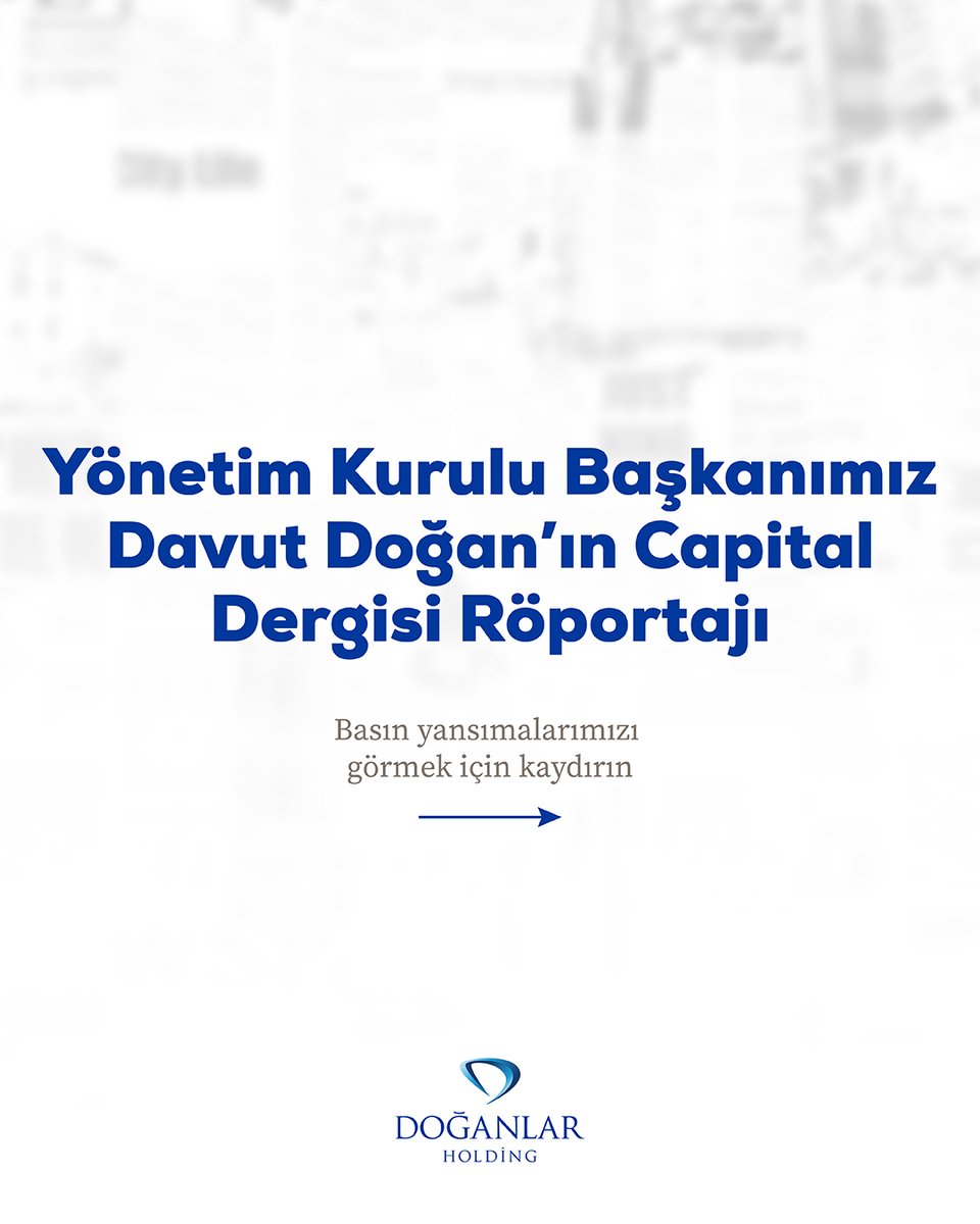 Doğanlar Holding tweet media