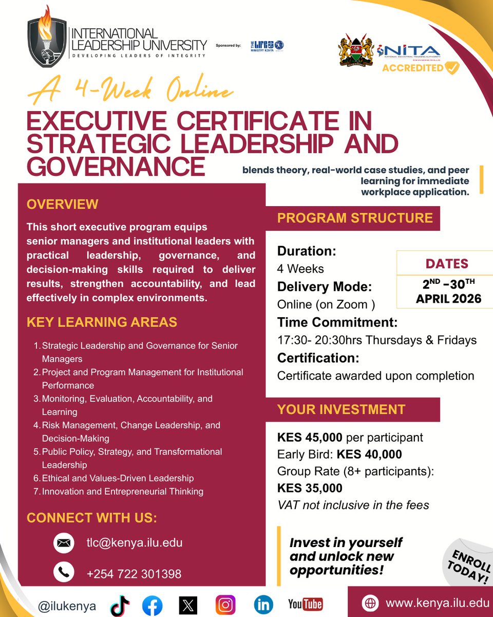 International leadership University tweet media