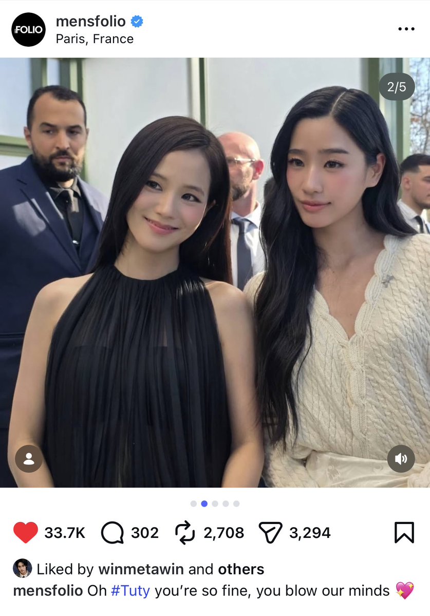 The real supporter of tuty 🥹

TU AT DIOR PFW 2026
#tontawan #DiorAW26xTU 
#Dior #PFW #DiorAW26
#winmetawin #wintu