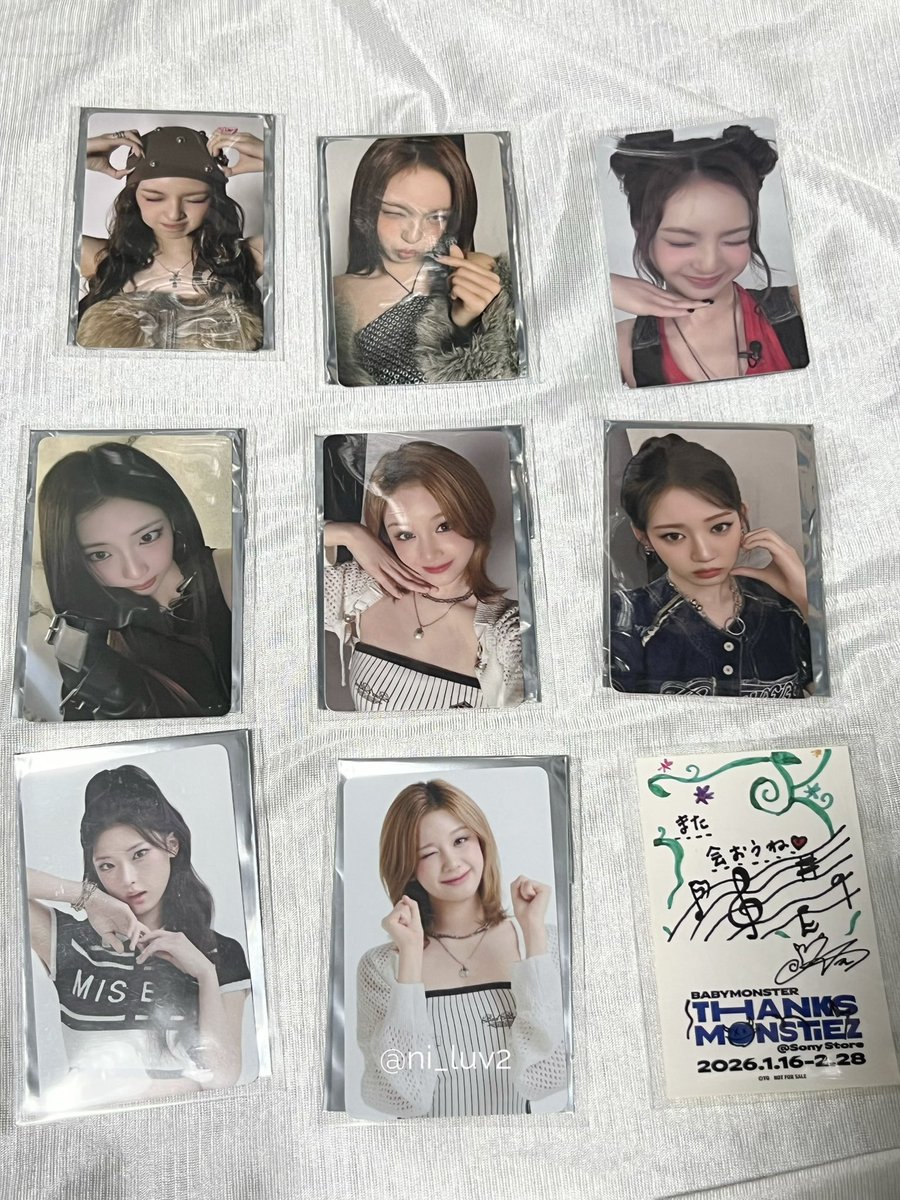 BABYMONSTER ベビモン 交換 トレカ 譲 アサ•チキータ•パリタ•ルカ