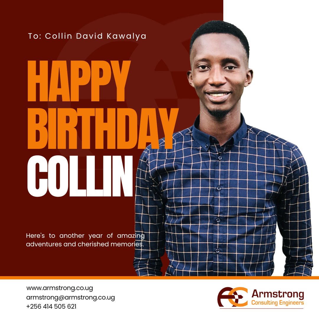 Armstrong_CE's tweet photo. Today, we celebrate @KawalyaDavid 

Wishing you a fantastic year ahead filled with good health, happiness, and continued success! Enjoy your day to the fullest, you’ve earned it.

Happy Birthday from the Entire Armstrong Family

#ACEBirthdays #architect #ProjectManagement https://t.co/CUHleg1bQN