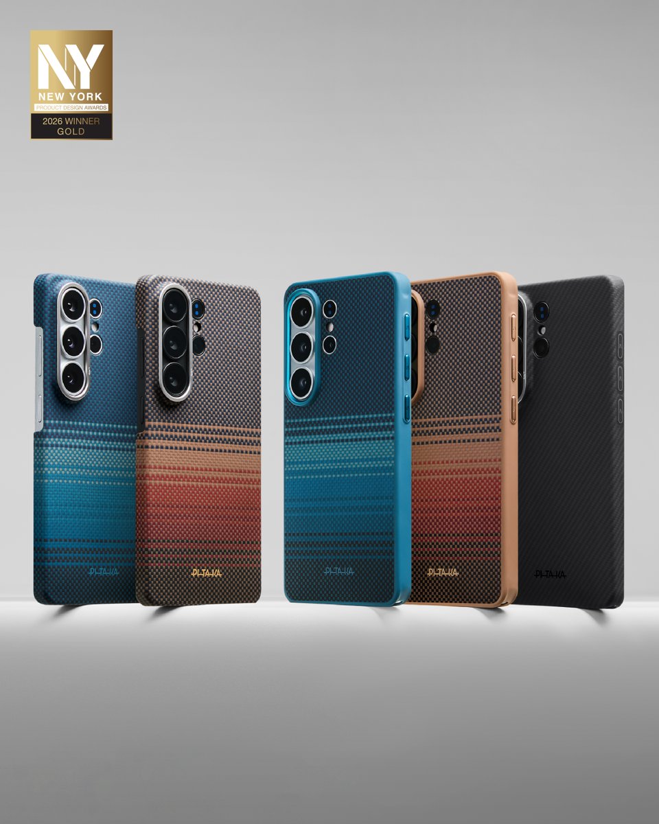 🎉We’re grateful to share that Aaron Button has been named a 2026 NY Product Design Awards Gold Winner in Mobile Phones &amp; Tablets Accessories.

Explore how it elevates your S26 efficiency: bit.ly/4cJPF7e

#pitaka #AaronButton