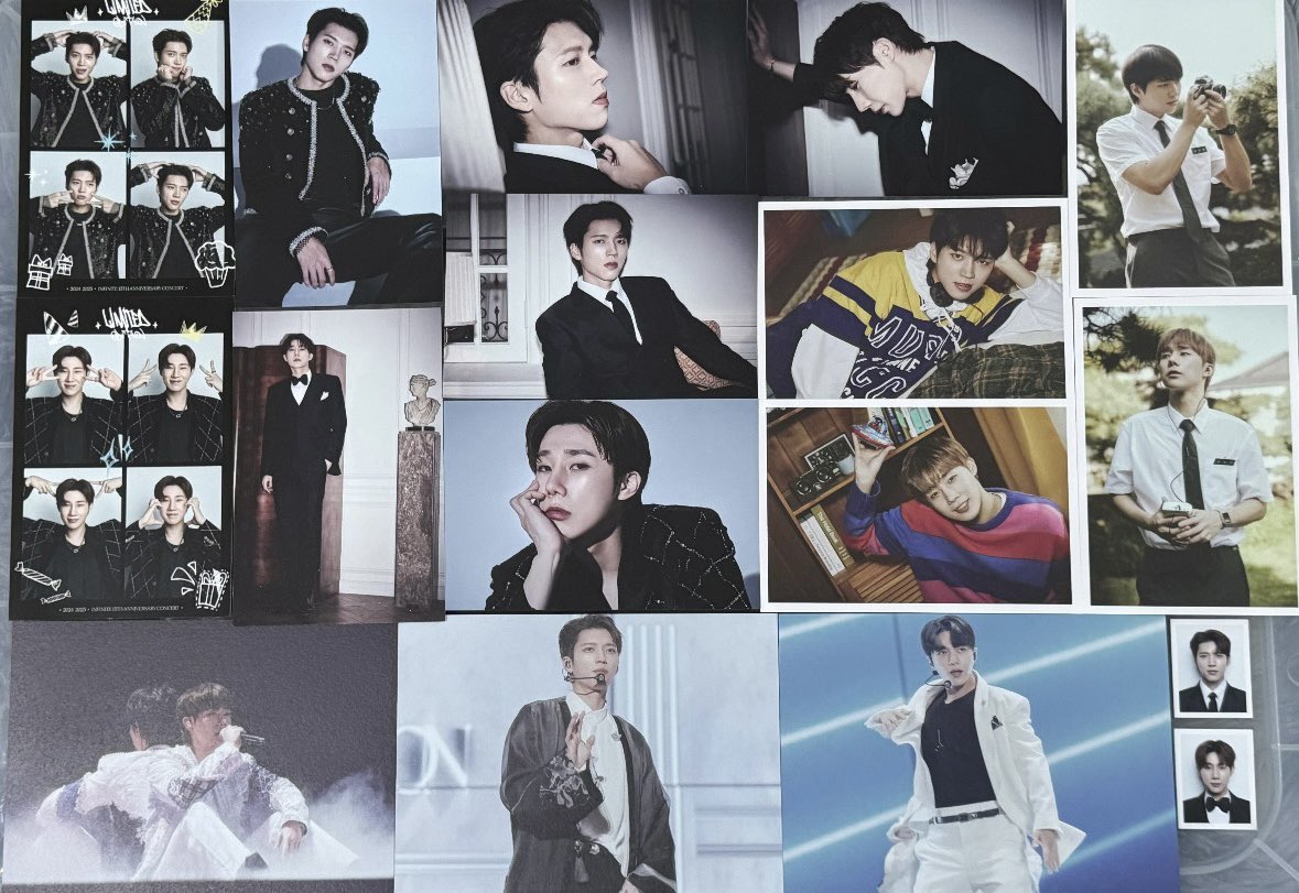 Rm25
2024 Season Greeting
✅ Sunggyu
✅ Woohyun

Rm30
2025 Encore MD
✅ Sunggyu
✅ Woohyun
✅ Myungsoo

Rm60
2024-2025 15th Anniversary MD
✅ Sunggyu
✅ Woohyun

#pasarinfinite <a href="/pasarINFINITE/">MY inspirit market🇲🇾</a>