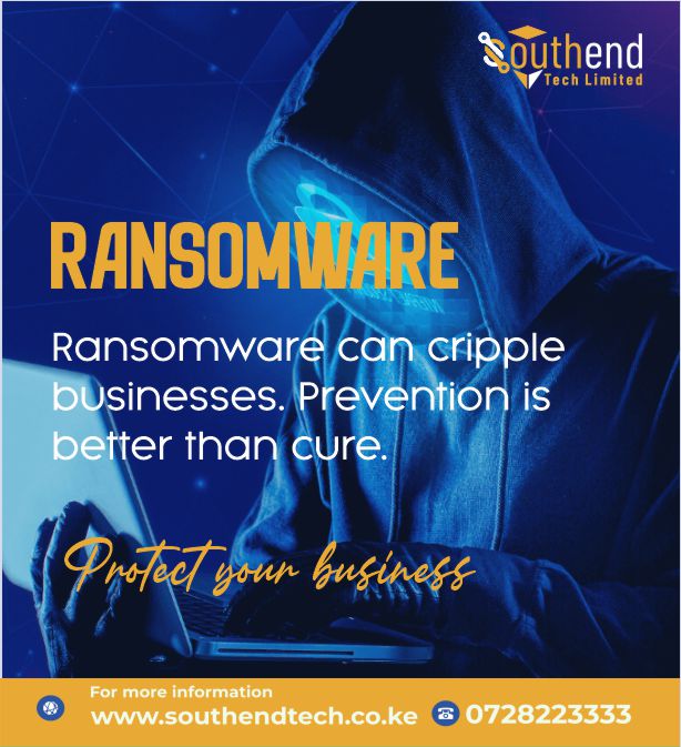 southend_tech's tweet photo. Fact: Recovery from ransomware costs more than prevention.
Don't wait until it's too late. Secure your business today.
π https://t.co/BMvkEZxlrF
#CyberSecurityKE #RansomwareProtection https://t.co/DwKii37gSp