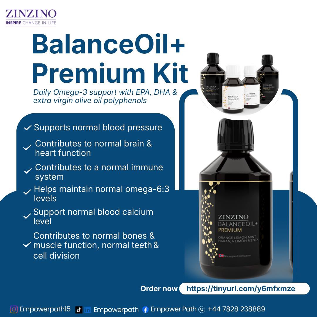 EmpowerPath15's tweet photo. Your body deserves the right balance. 💙

The Zinzino BalanceOil+ Premium Kit is designed to help support your heart, brain, and immune system while maintaining a healthy Omega-6:3 balance.

Take a step toward better health today.

Order now: https://t.co/RvgAC9yHzd

#Zinzino https://t.co/fnQTvY7V1u