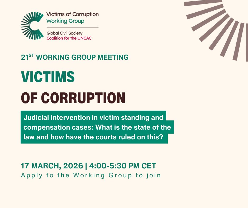 Global Civil Society Coalition for the UNCAC tweet media