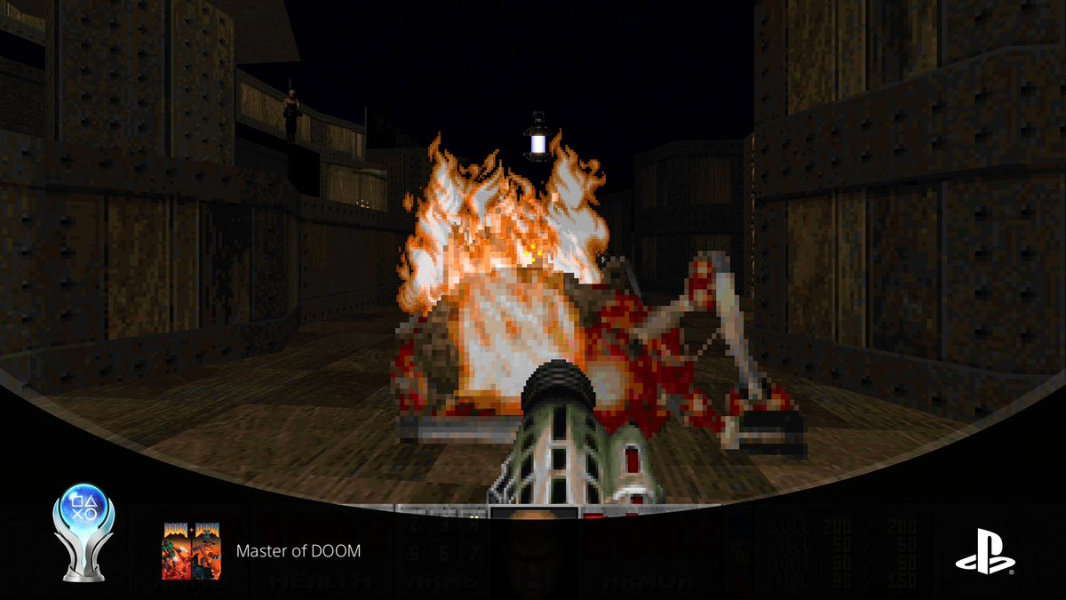 Finally did 100% on the #ps5 port of #Doom . The video game I’ve been playing the longest. Some of the best #gaming ever. #idgames