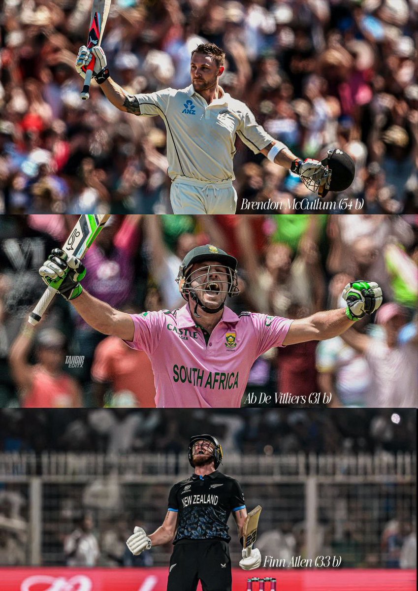 Fastest to hit century in each format 

All RCB BLOODS