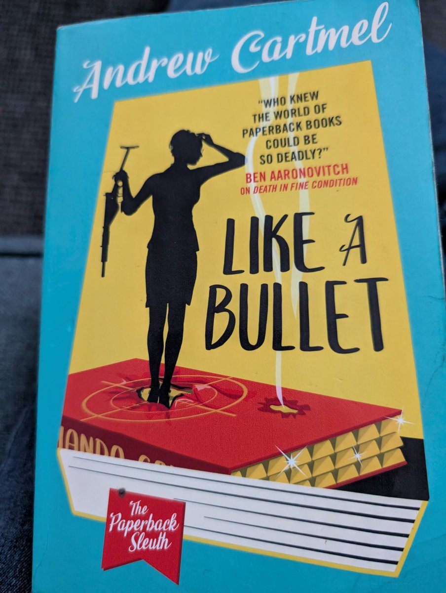 AndrewR15686541's tweet image. Lost the reading bug recently, but back with a bang with the latest #AndrewCartmel book in his Paperback Sleuth series, Like a Bullet. Characters new and old combine to give us a real page turner as the search goes on for the elusive books in question. Can't wait for the next one