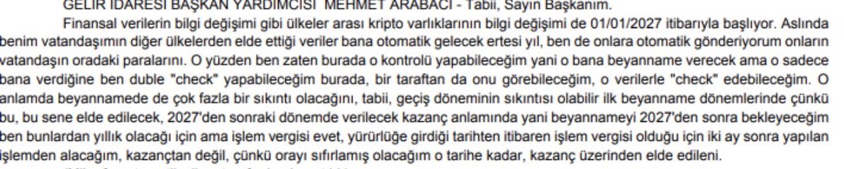 1 Ocak 2027den itibaren olsun, kapatalım bu işi
