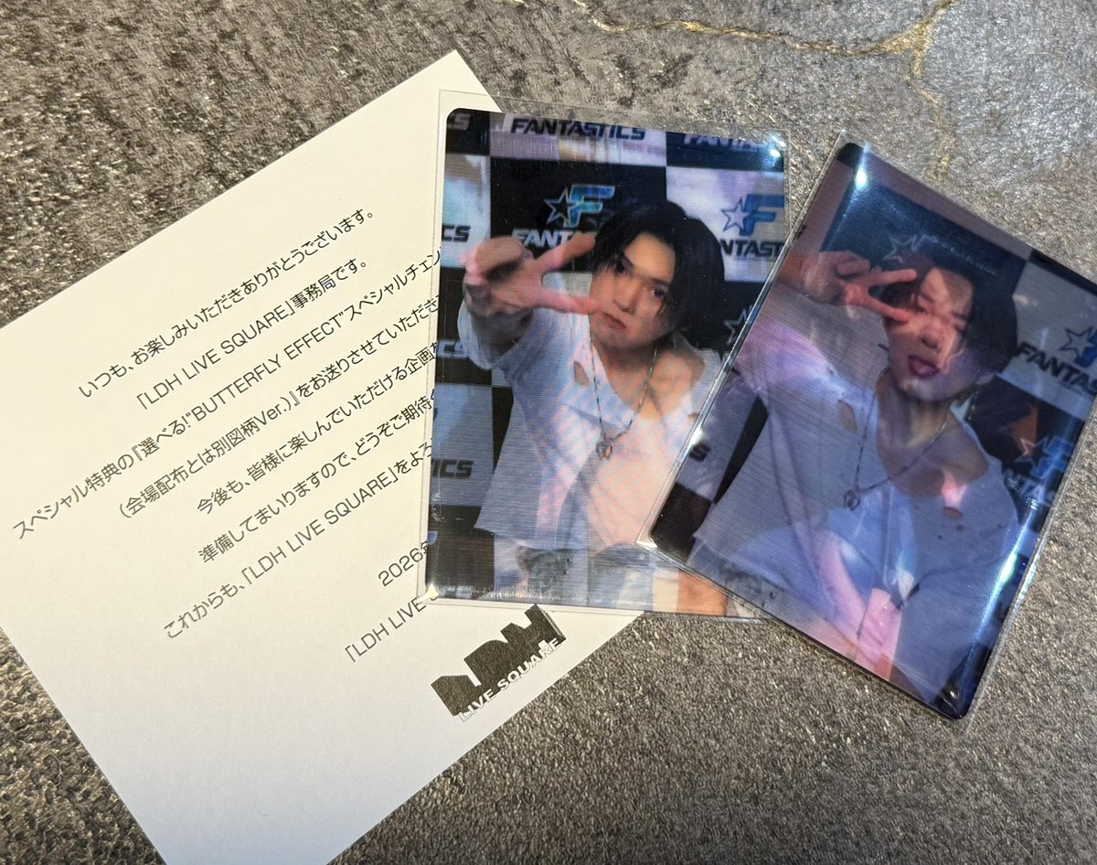 ずっと楽しみにしてたカード届きました✨ 可愛すぎるーー🥹💓 会場限定