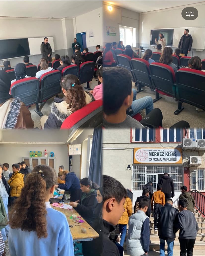 Mesleki ve Teknik Ortaöğretim kurumlarının tanıtımı amacı ile 7. ve 8.sınıf öğrencilerimiz Mutluca Ali Koç Çok Programlı lisesi,Merkez Kısas ÇPAL ve Urfa MTAL liselerine götürüldü. <a href="/sanliurfammem63/">Şanlıurfa İl Milli Eğitim Müdürlüğü</a> <a href="/UrfaValiligi/">T.C. ŞANLIURFA VALİLİĞİ</a> <a href="/HaliliyeMem/">Haliliye İlçe Milli Eğitim Müdürlüğü</a> <a href="/miaserapcetin/">Dr. Serap ÖZMEN ÇETİN</a>