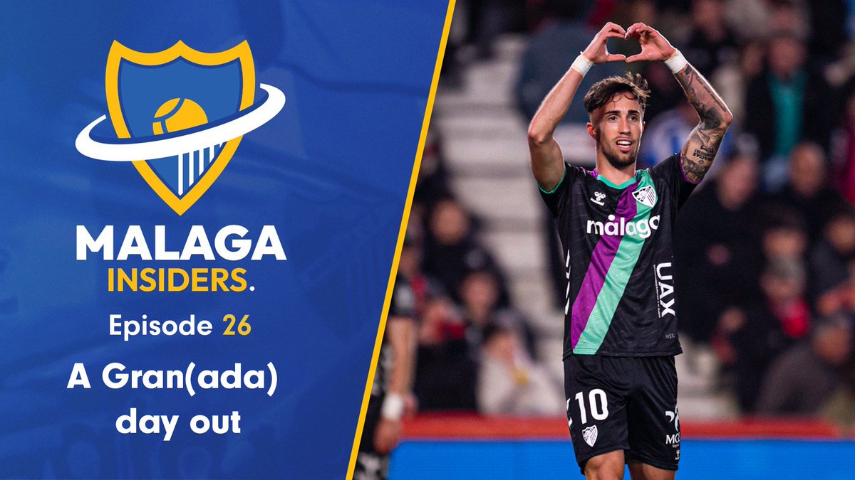 A Gran(ada) day out | Malaga Insiders S1E26

In this episode we review the away win against Granada. We discuss the latest news and we look ahead towards Valladolid at home. 

Owh yes and something about new retro kits. 

Watch here:
youtu.be/LYBXEY27P3s?is…