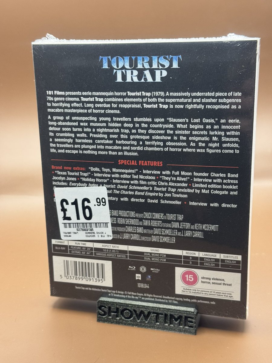 jasonimpey's tweet image. Another fun horror on the 101 Films Black Label #touristtrap #101films #bluray #horror #70smovie