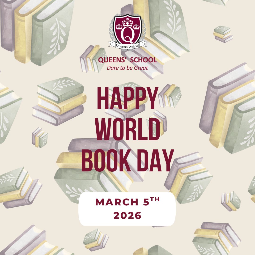 QueensSch's tweet photo. We are excited to celebrate World Book Day on Thursday 5th March, and there will be plenty of fantastic activities taking place across the school to inspire a love of reading!
#queensschoolbushey #daretobegreat #worldbookday2026 #readabook https://t.co/04hAq6fIiG