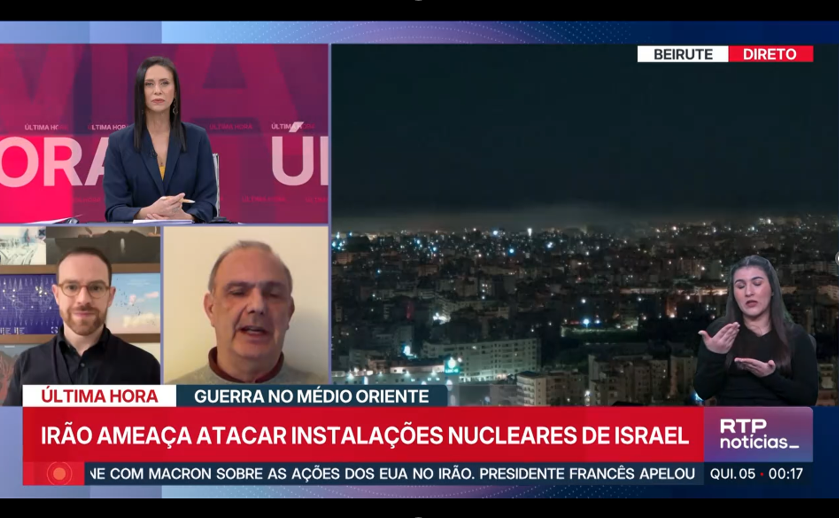 DR_VRF's tweet photo. Comentário sobre a guerra que está a decorrer no Médio Oriente.
RTP Notícias – Última Hora, com a jornalista Fátima Araújo e o André Pereira Matos (05/03/26).
https://t.co/kMcOt72JrG https://t.co/HDWto31xin