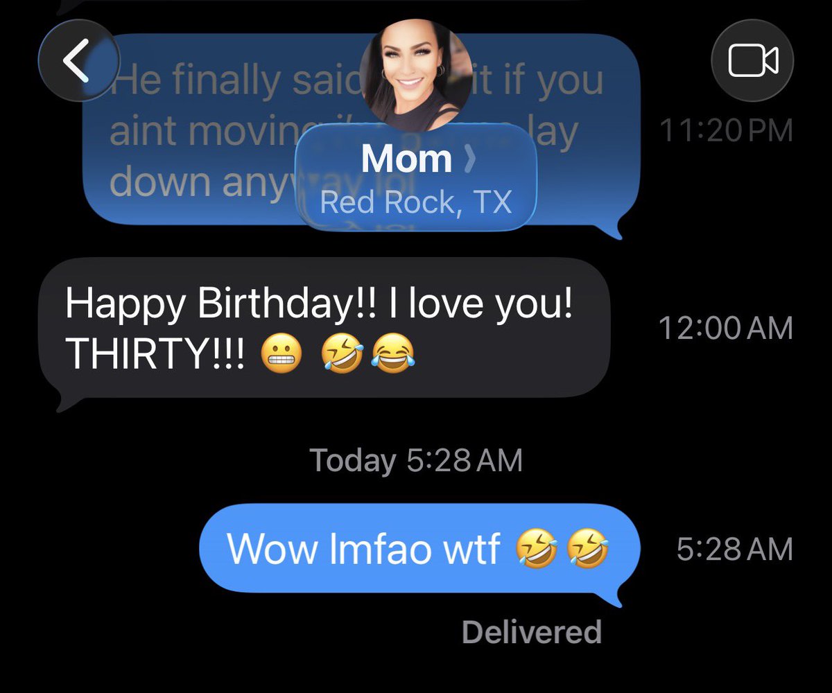 JordynneGrace's tweet photo. Wake up this morning and the first thing I see is my mom’s text 😂 https://t.co/SapsXLUXK8