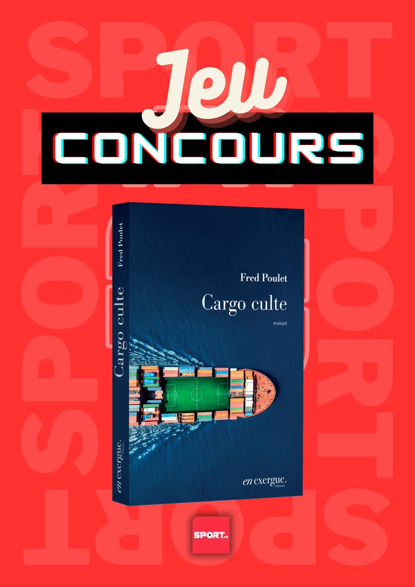 #Concours 🎁 Remportez le livre "Cargo culte" aux éditions en exergue. 🤩

Pour participer :
🔴 RT ce post
🔴 Suivre <a href="/FilSport/">Sport.fr</a> et <a href="/EnExergue/">En Exergue Éditions</a> 

👉🏼 Insta et FB pour plus de chances

TAS le 12/03 🍀