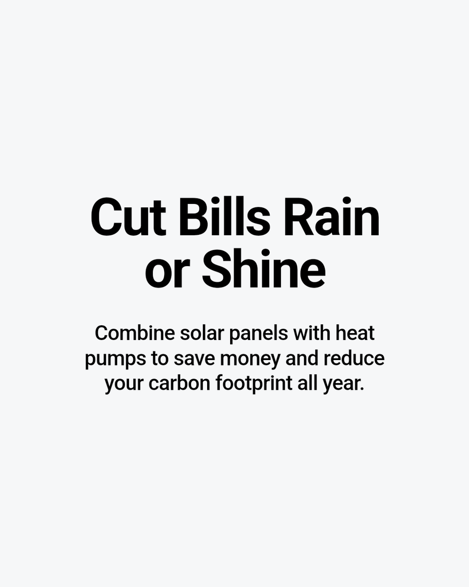ScotlandEnergy's tweet image. ⚡ Hey Scotland, want to cut energy bills and shrink your carbon footprint? Combine solar PV with heat pumps. Generate your own clean power and heat your home well, rain or shine, while saving money all year round.

#ScotlandGoesSolar #NetZeroScotland #SmartHeatSmartScotland